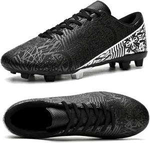 Soccer Cleats for Men Women High Top Football Shoes Boys Girls Indoor Outdoor Training Soccer Sports Shoes
