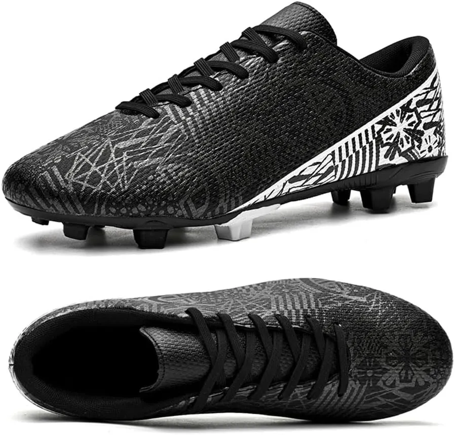 Soccer Cleats for Men Women High Top Football Shoes Boys Girls Indoor Outdoor Training Soccer Sports Shoes