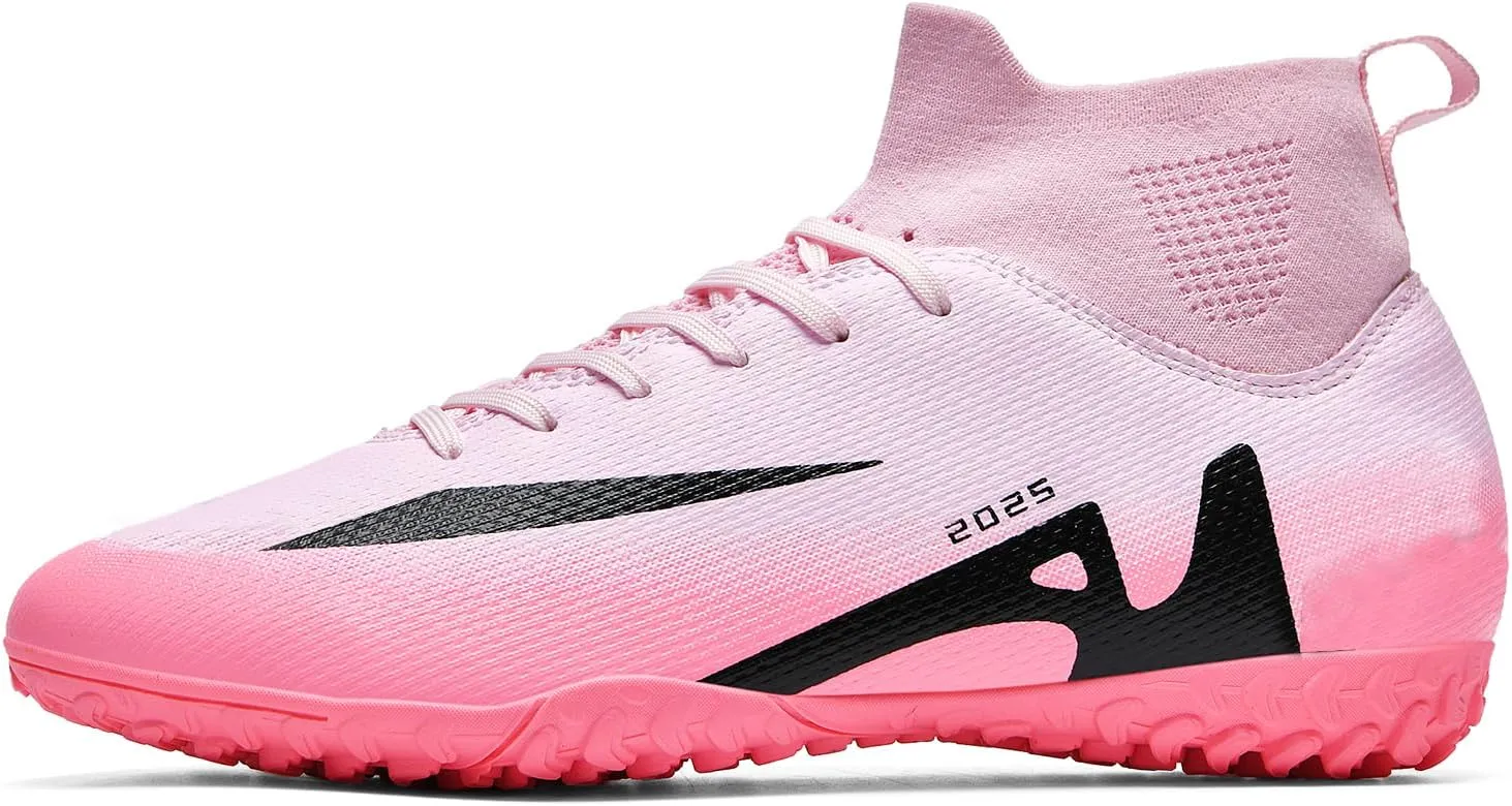 Soccer Cleats for Mens Womens Indoor Soccer Shoes Unisex Baseball Turf Shoes Youth Rugby Shoes Adult AG FG TF Football Boots Wide Training Sneaker