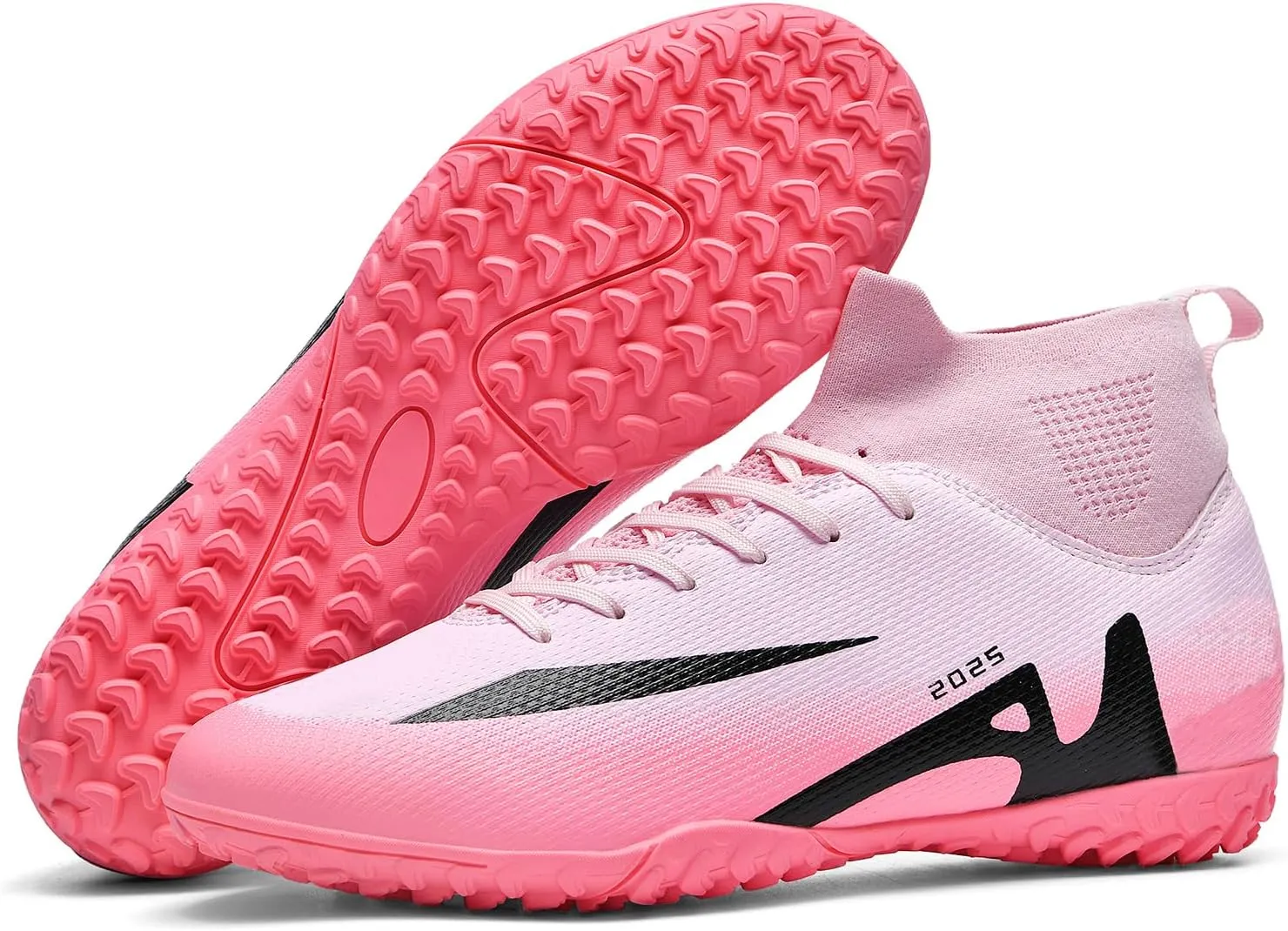 Soccer Cleats for Mens Womens Indoor Soccer Shoes Unisex Baseball Turf Shoes Youth Rugby Shoes Adult AG FG TF Football Boots Wide Training Sneaker