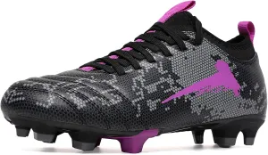 Soccer Cleats for Mens Womens Indoor Soccer Shoes Unisex Baseball Turf Shoes Youth Rugby Shoes Adult AG FG TF Football Boots Wide Training Sneaker