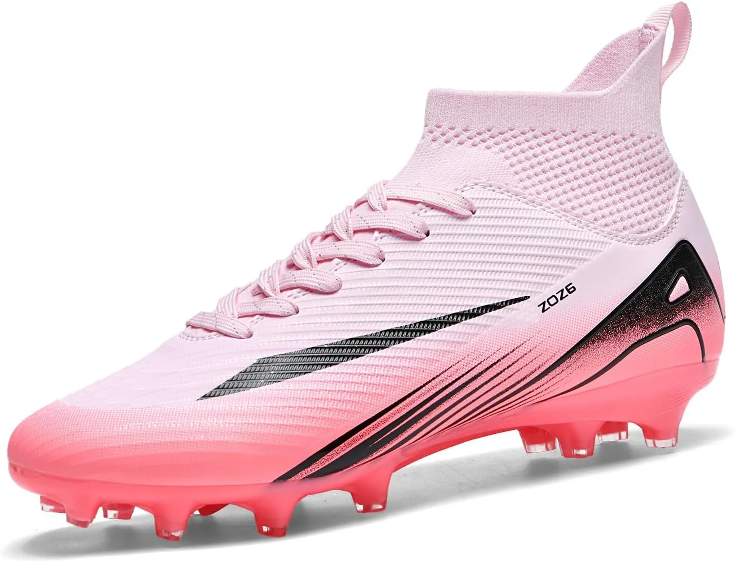 Soccer Cleats for Mens Womens Turf Soccer Shoes Indoor Unisex Football Boots AG FG TF Wide Training Sneaker Outdoor