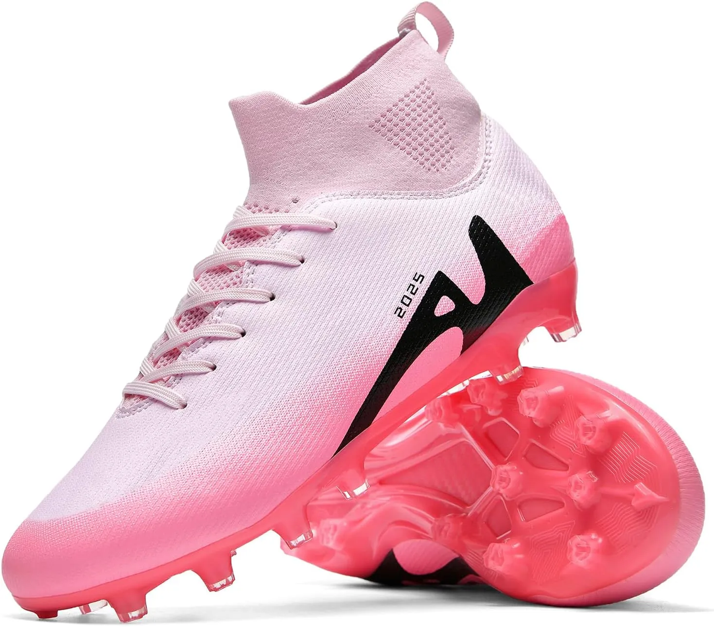 Soccer Cleats for Womens Mens Outdoor Unisex Turf Shoes Youth Rugby Shoes Adult AG FG TF Football Boots Wide Training Sneaker