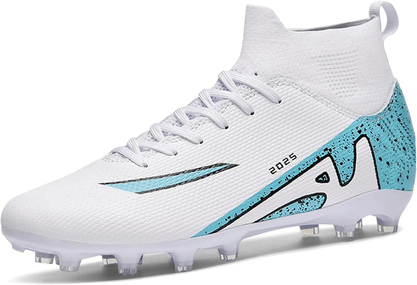 Soccer Cleats for Womens Mens Outdoor Unisex Turf Shoes Youth Rugby Shoes Adult AG FG TF Football Boots Wide Training Sneaker