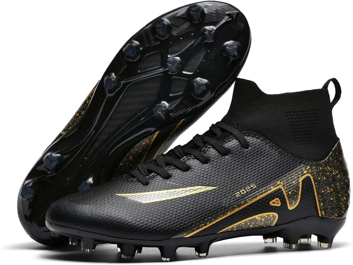 Soccer Cleats for Womens Mens Outdoor Unisex Turf Shoes Youth Rugby Shoes Adult AG FG TF Football Boots Wide Training Sneaker