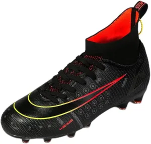 Soccer Cleats for Womens Mens Turf Soccer Shoes Indoor Footall Cleats High Ankle Football Boots Wide Training Sneaker