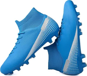 Soccer Cleats Mens Women Outdoor Soccer Shoes for Big Boy AG/FG