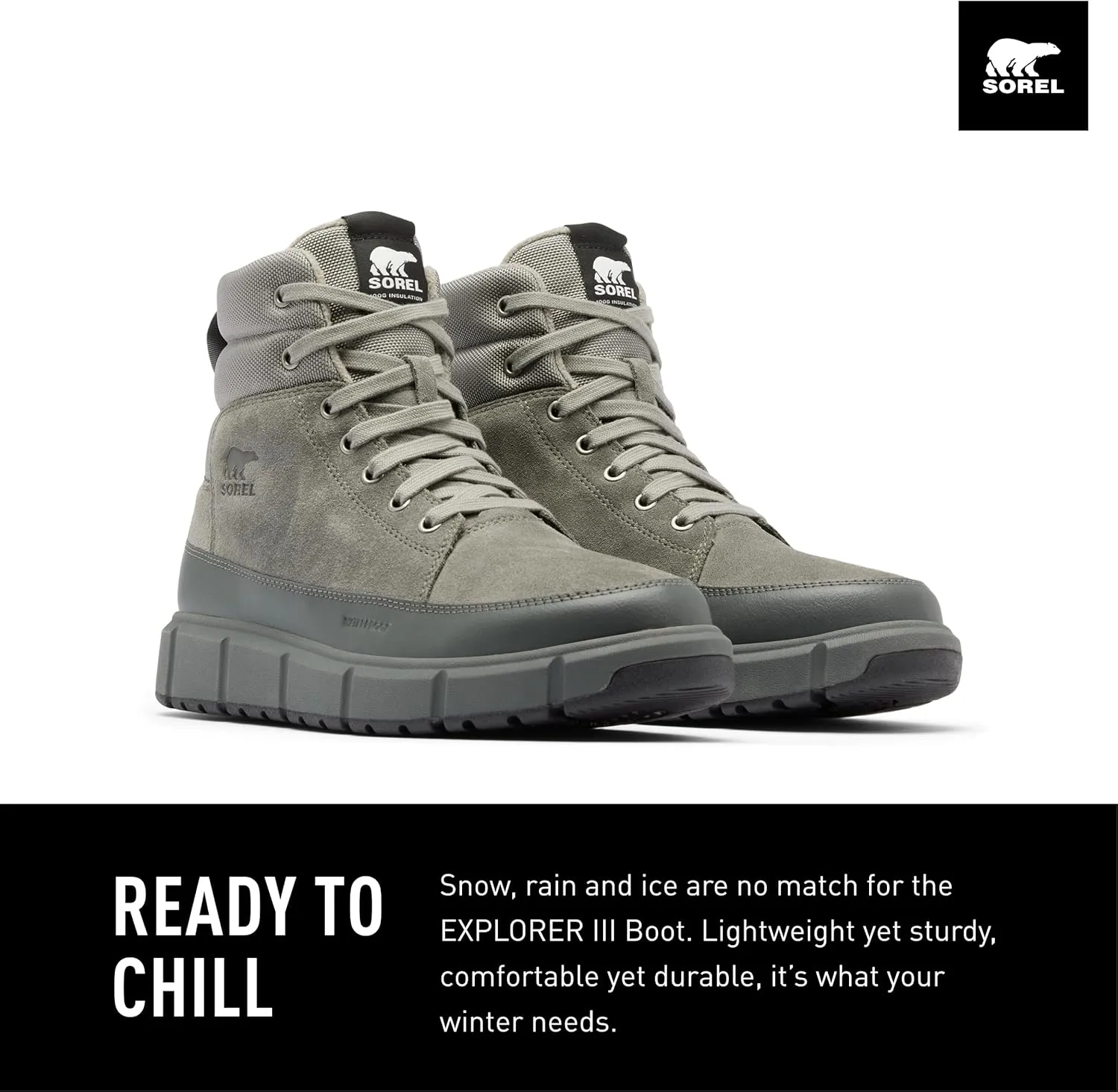 SOREL Men's Explorer lll Waterproof Boot