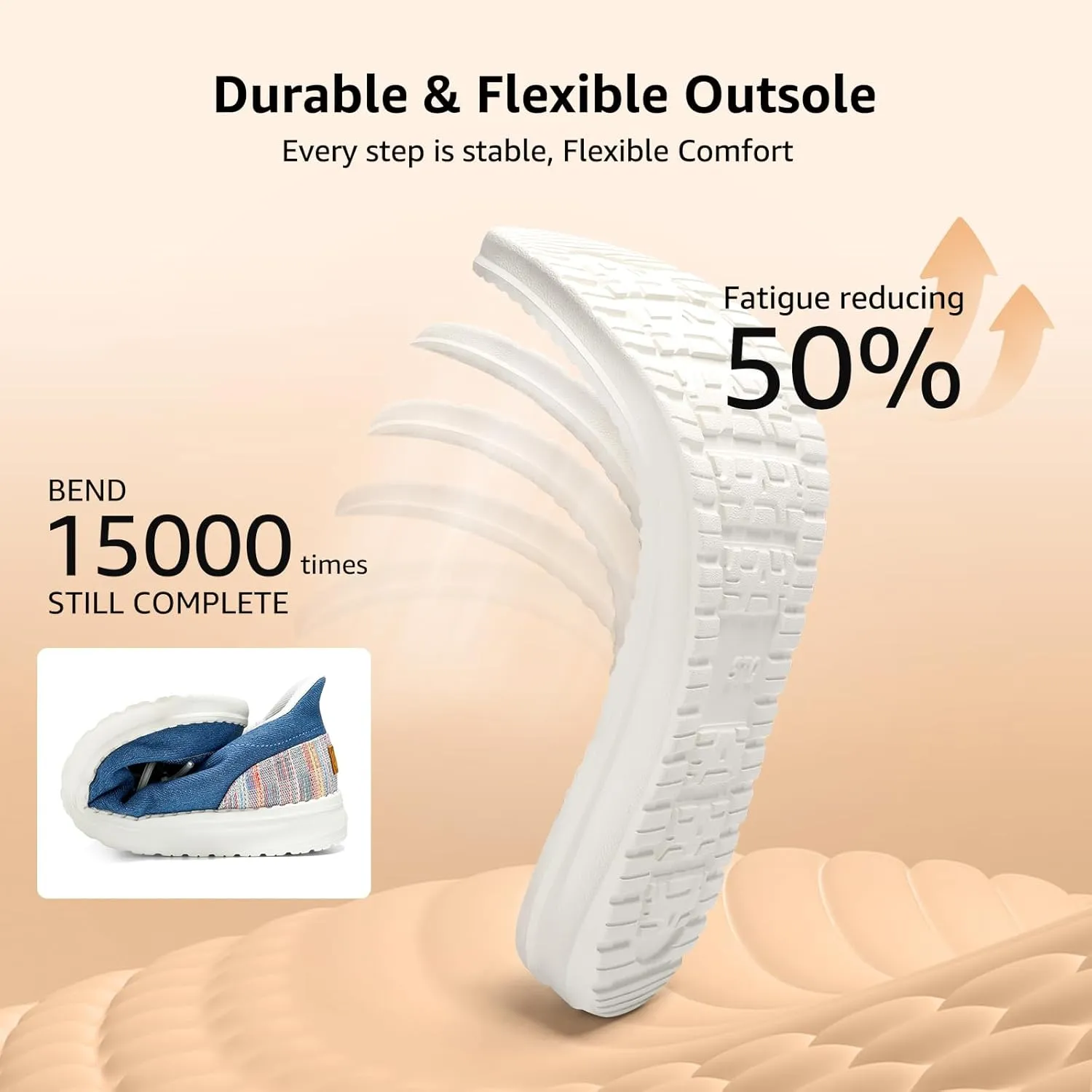 STQ Women Slip on Maternity Shoes丨Orthopedic Plantar Fasciitis Relief Ultralight Sneakers