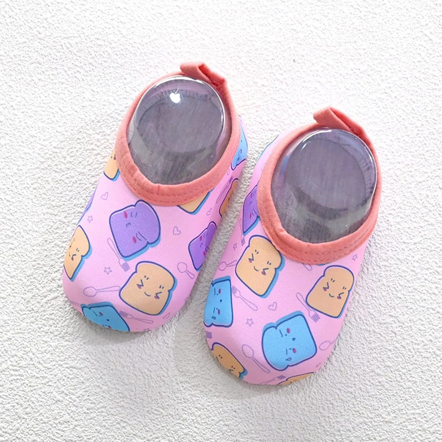 Toddler Boys Shoes, 0-4 Years Baby Kids Boys Girls Cartoon Swim Water Shoes Non-Slip First Walking Socks Shoes
