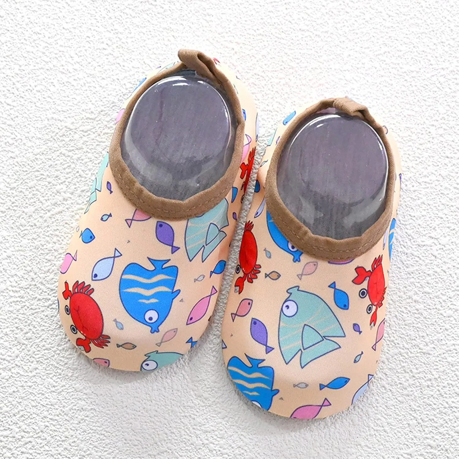 Toddler Boys Shoes, 0-4 Years Baby Kids Boys Girls Cartoon Swim Water Shoes Non-Slip First Walking Socks Shoes