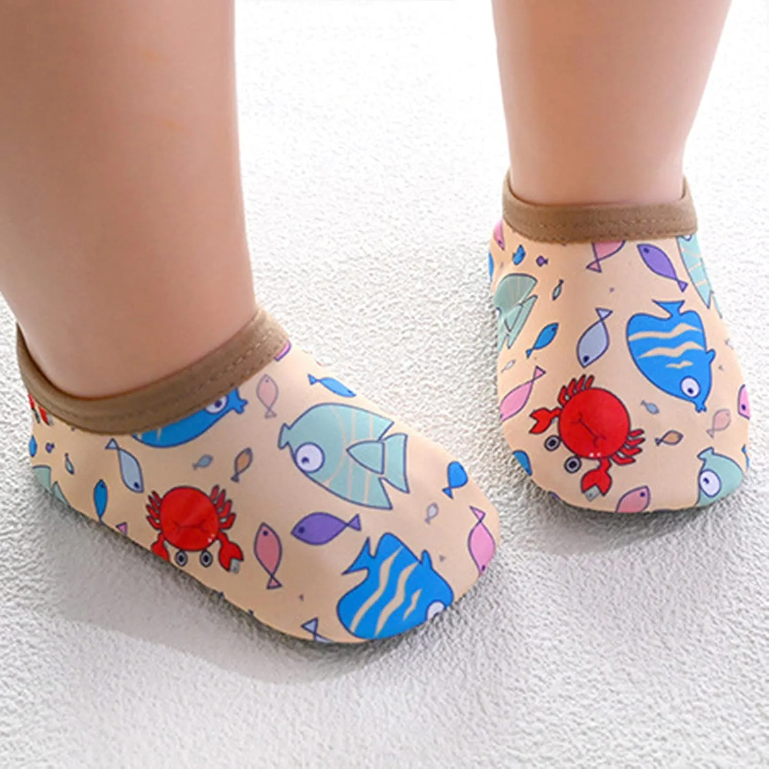 Toddler Boys Shoes, 0-4 Years Baby Kids Boys Girls Cartoon Swim Water Shoes Non-Slip First Walking Socks Shoes
