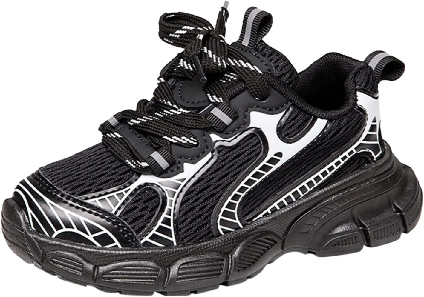 Toddler Sneakers Boys Girls Tennis Shoes Kids Mesh Breathable Sneakers Non Slip Lace-up Running Athletic Sports Shoes