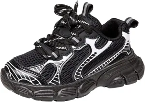 Toddler Sneakers Boys Girls Tennis Shoes Kids Mesh Breathable Sneakers Non Slip Lace-up Running Athletic Sports Shoes