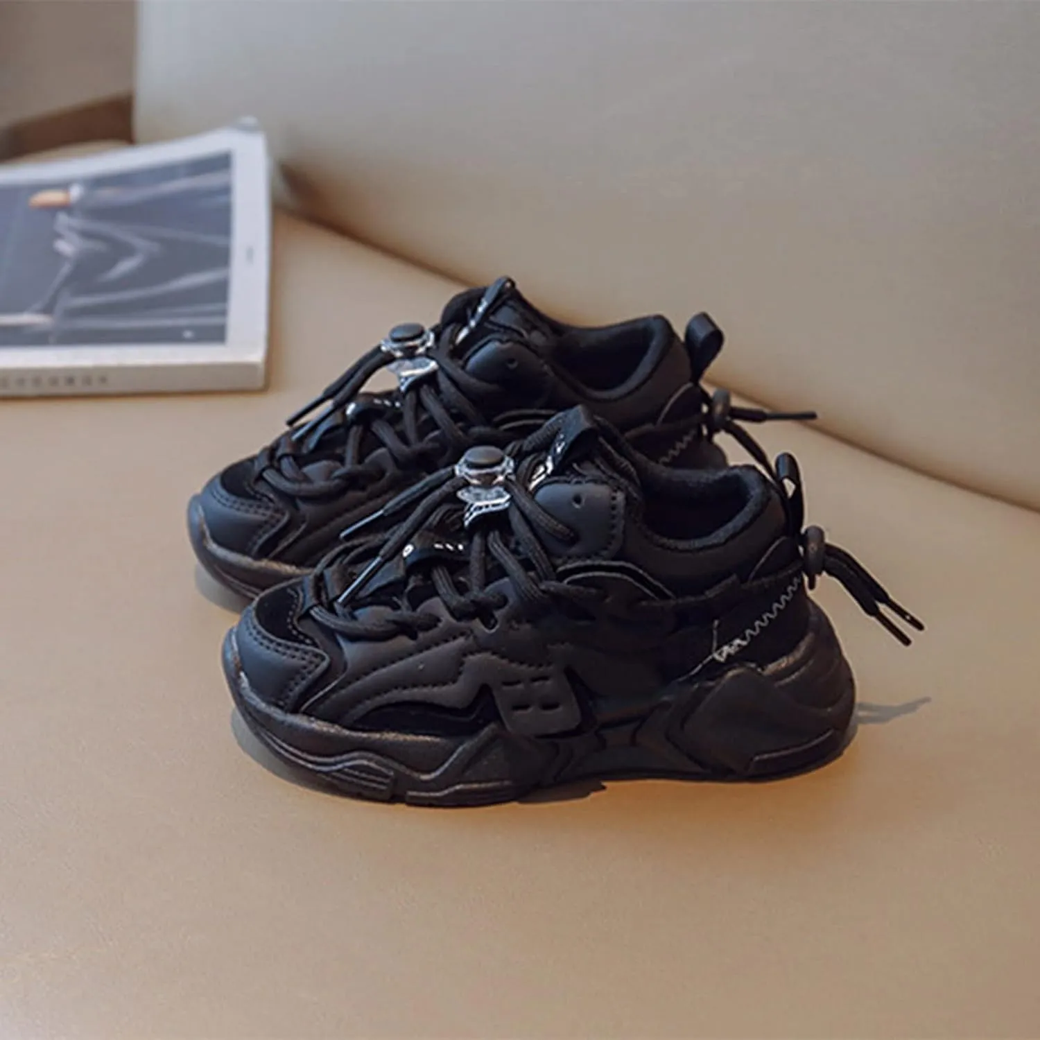 Toddler/Little Kid Boys Girls Lightweight Breathable Sneakers Non-Slip Athletic Tennis Shoes for Running Walking