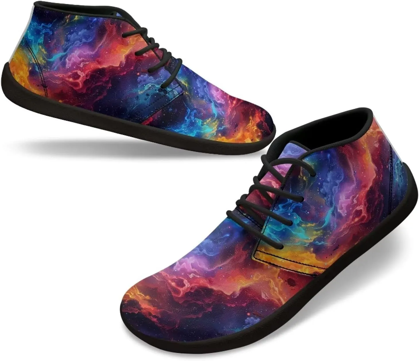 Trendy Womens Barefoot Shoes Leather Shoes for Women Low Top Sneakers