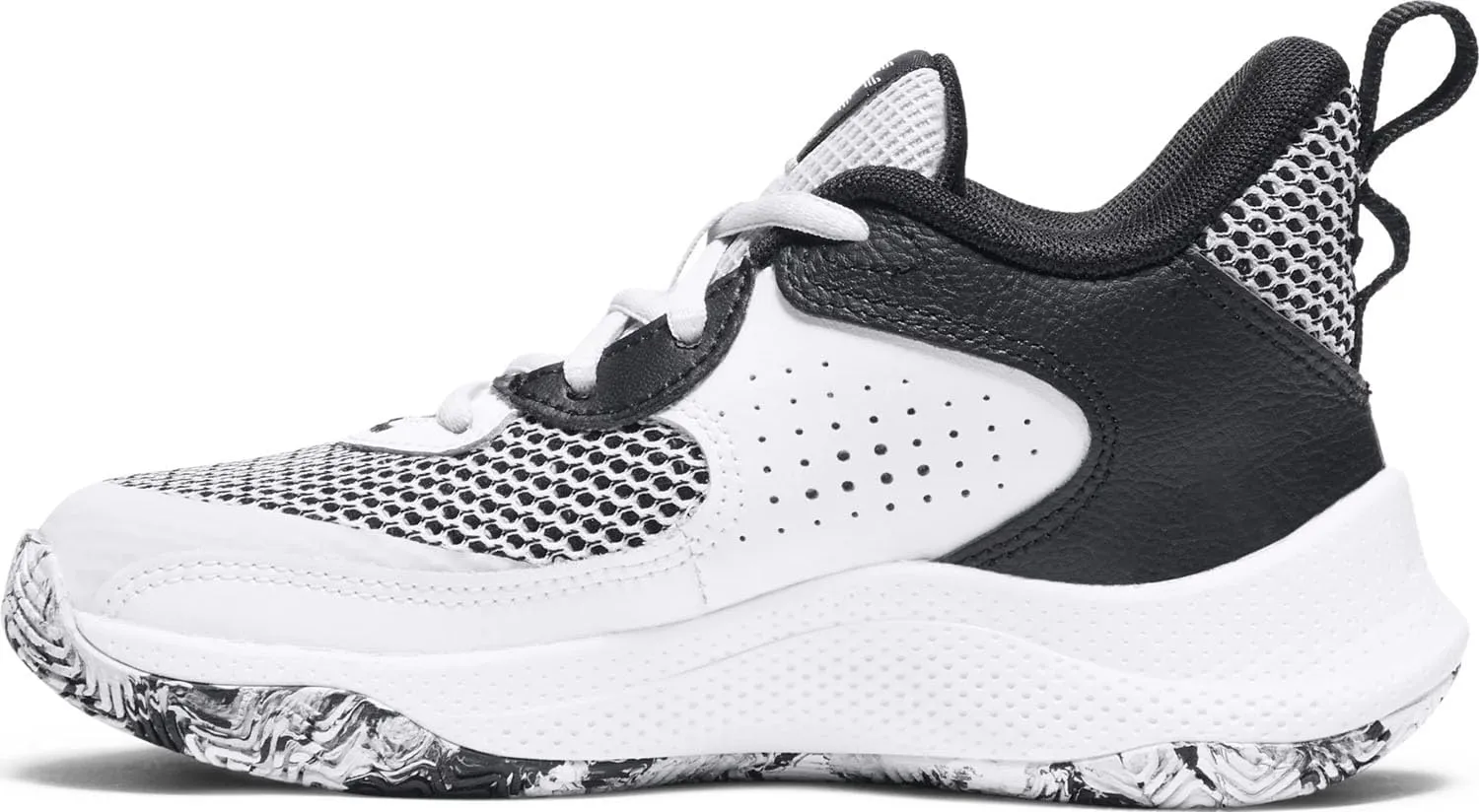 Under Armour - Unisex-Child Ps Curry 3Z 24 Shoes, Color White (100), Size: 13.5 M US Little Kid