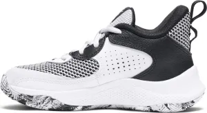 Under Armour - Unisex-Child Ps Curry 3Z 24 Shoes, Color White (100), Size: 2 M US Little Kid