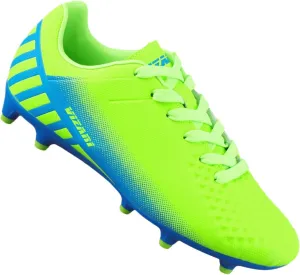 Vizari Santos Firm Ground Kids Soccer Cleats | Girls and Boys Soccer Cleats Embossed Synthetic Upper with Built-in Sock | Football Shoes with Molded TPU Outsole for Maximum Traction