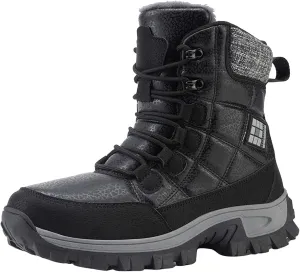 Winter Boots for Women Couple Boots Waterproof Snow Boots Padded Thickened Mid Calf Warm Walking Shoes