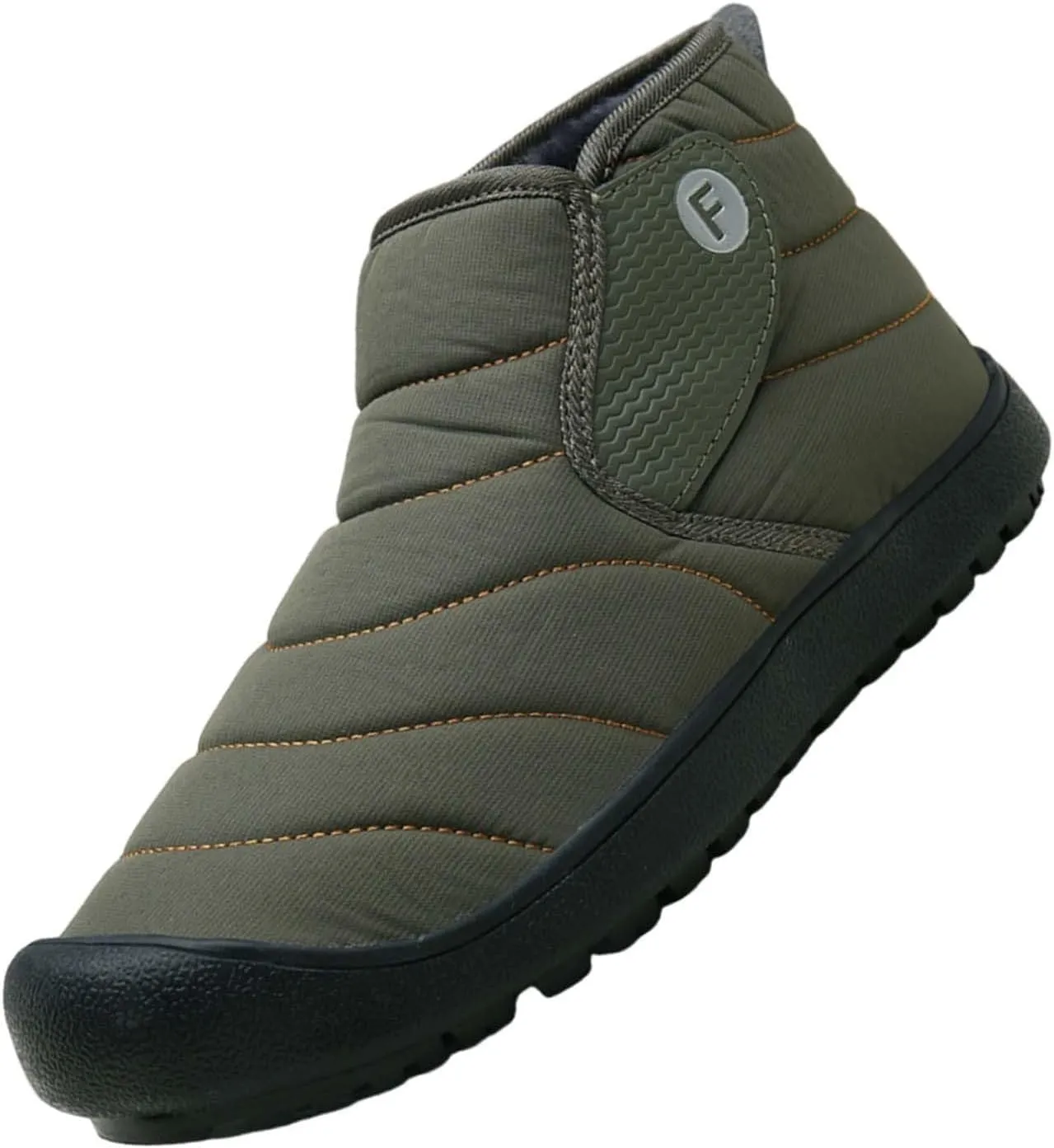 Winter Boots Women Wide Short Snow Boots Womens Comfortable Warm Barefoot Shoes Grounded Footwear Hiking Ankle Boots for Women Men Snow Booties