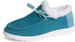 Winter Fashion Boots For Women 2024 Snow Boots Winter Shoes with Fur Lined Warm Slip On Comfortable Ankle Booties