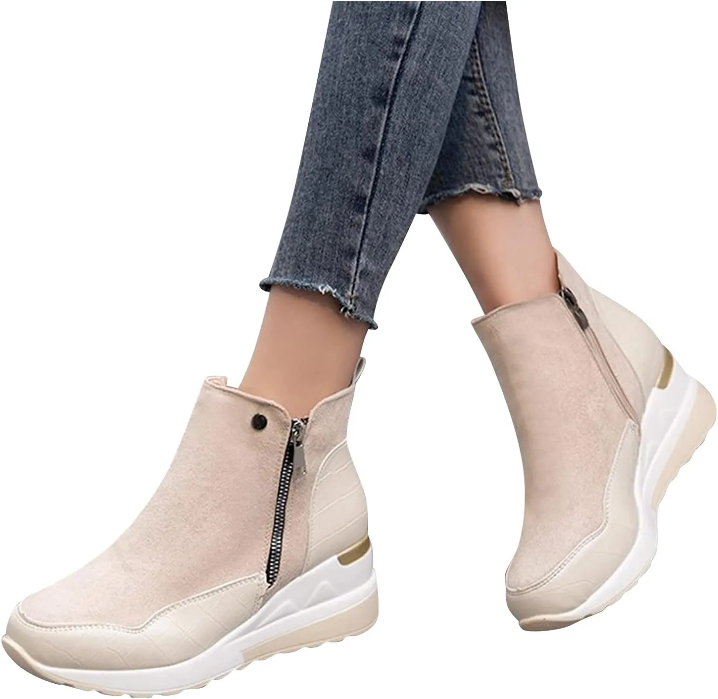 Women Snow Boots Black Ladies Winter Boots Slip On Snow Boots for Women Winter Warm Fur Lined Snow Shoes for Women Brown Boots for Women Men's Winter Booties