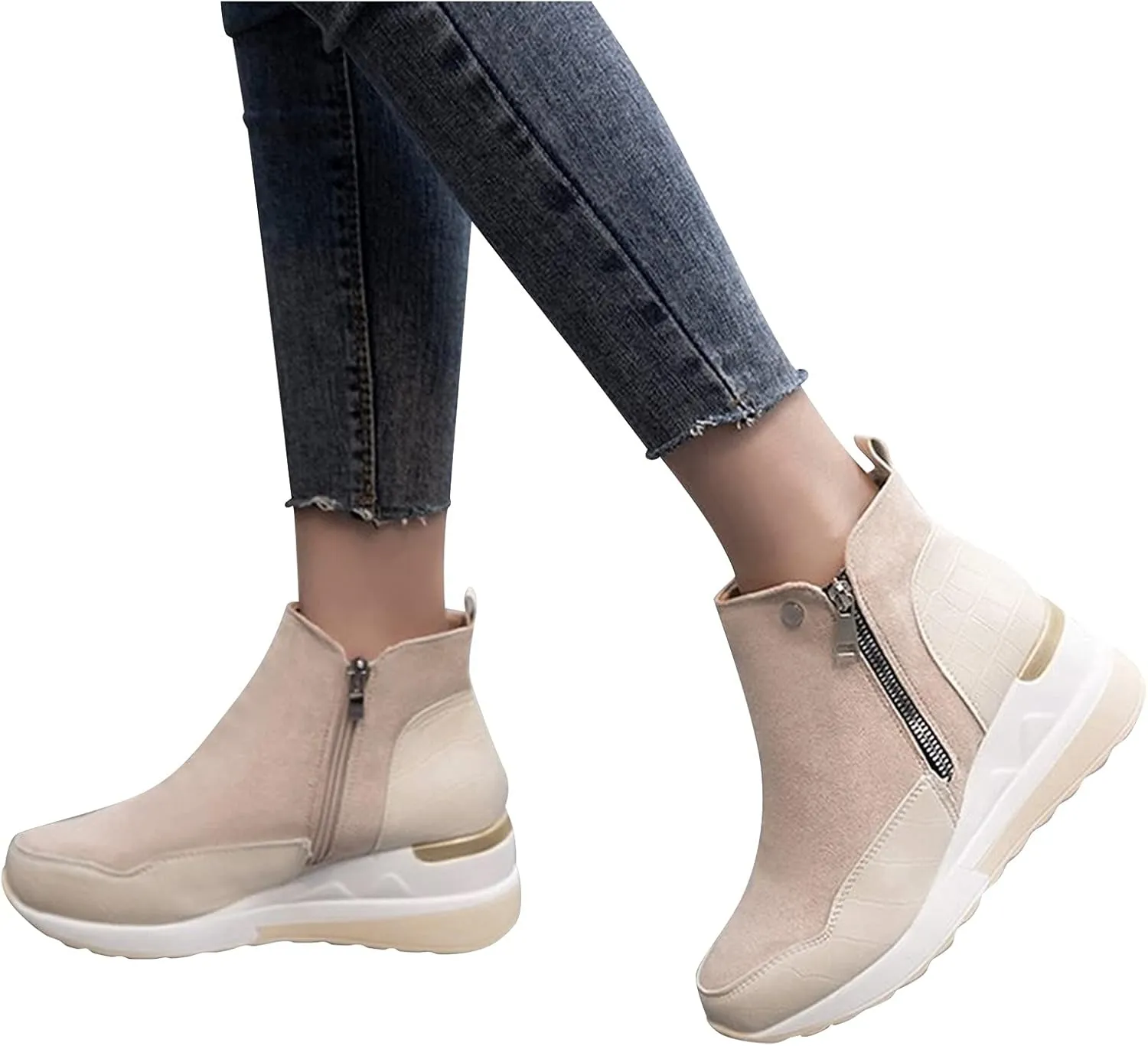 Women Snow Boots Black Ladies Winter Boots Slip On Snow Boots for Women Winter Warm Fur Lined Snow Shoes for Women Brown Boots for Women Men's Winter Booties