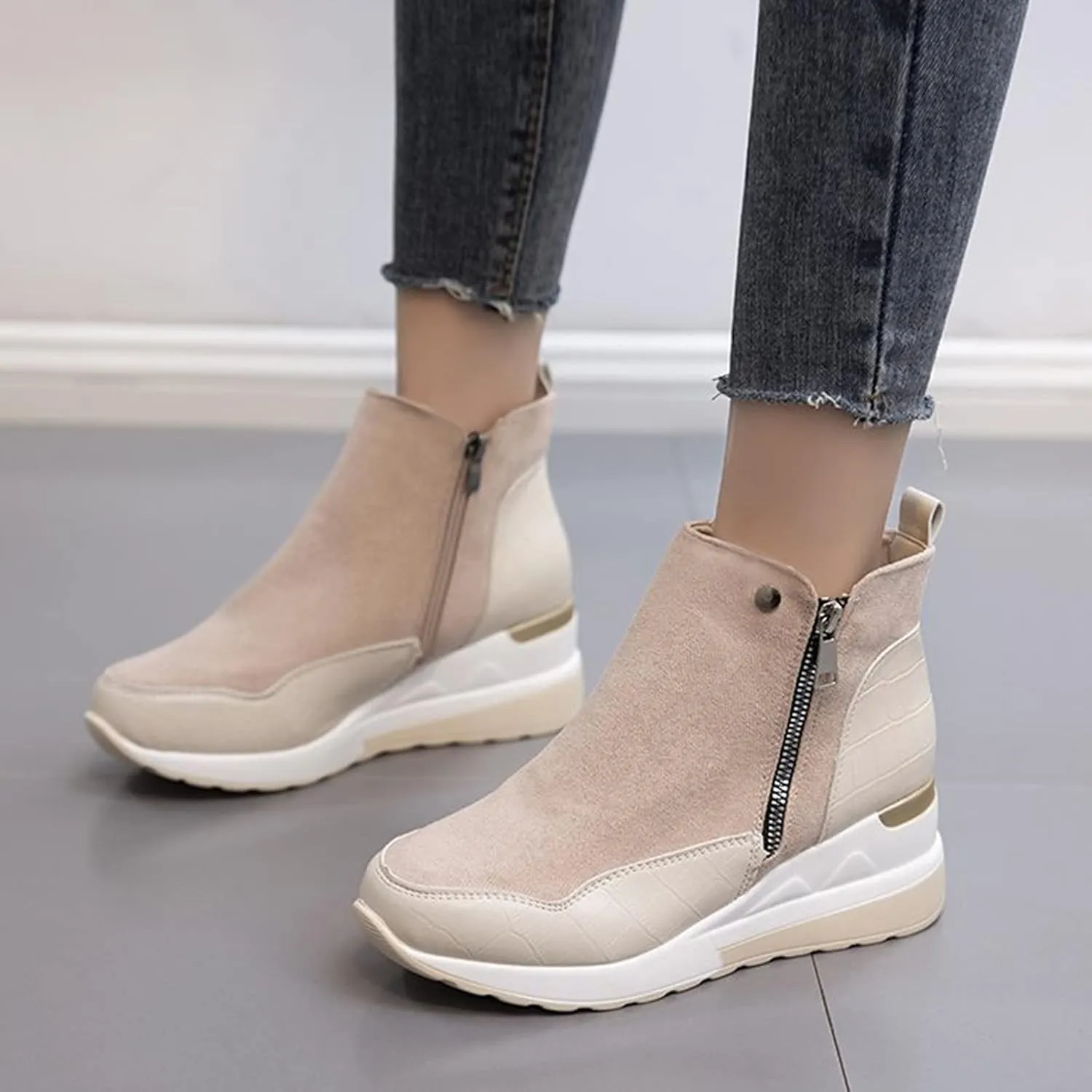Women Snow Boots Black Ladies Winter Boots Slip On Snow Boots for Women Winter Warm Fur Lined Snow Shoes for Women Brown Boots for Women Men's Winter Booties