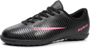 Women Soccer Cleats Lace-Up Turf Football Shoes Indoor Outdoor Low-Top Fustal Soccer Training