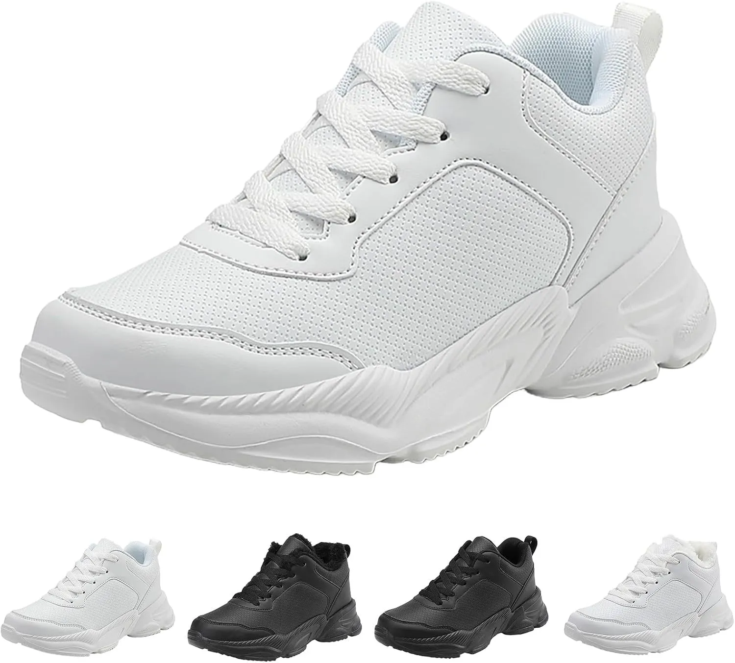 Women's Fashion Sneakers Women Running Shoes Mens Casual Sneakers Lightweight Round Toe Slip On Casual Loafers for Women Wide Womens Slip On Sneakers Wide Width
