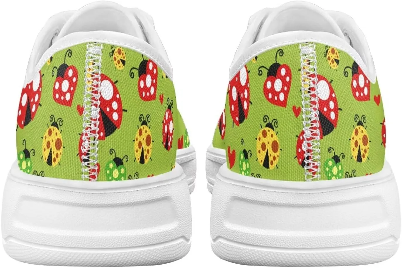 Women's Lace Up Low Top Canvas Shoes Fashion Casual Round Toe Sneakers Hands Free No Laces Barefoot Shoes US5.5-13.5