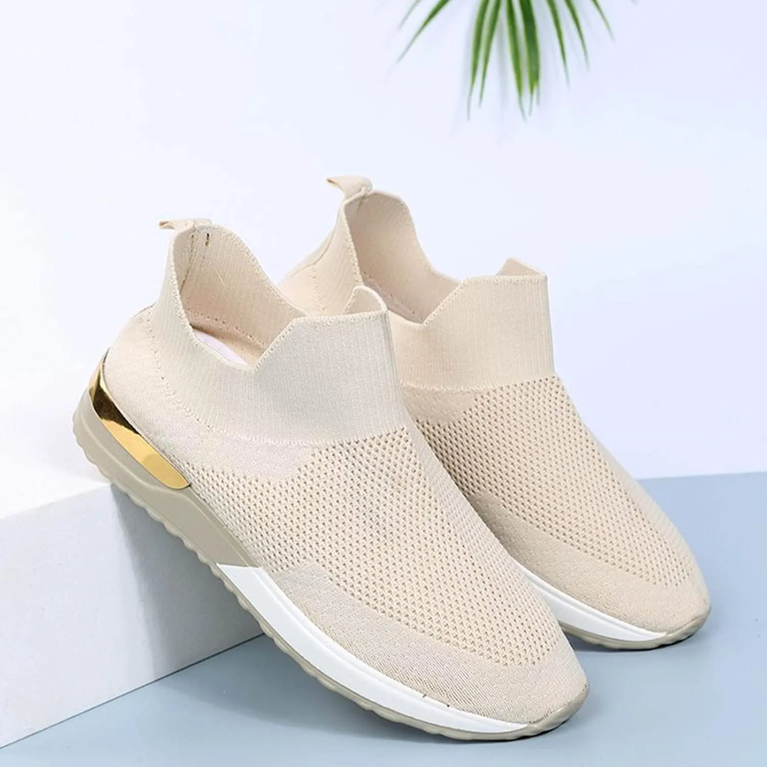 Women’s Slip-On Shoes Casual Lace-Free Walking Loafers Mens Running Shoes Wide Feet Men's Casual Dress Shoes Black Platform Sneaker Brown Tennis Shoe Casual Loafers