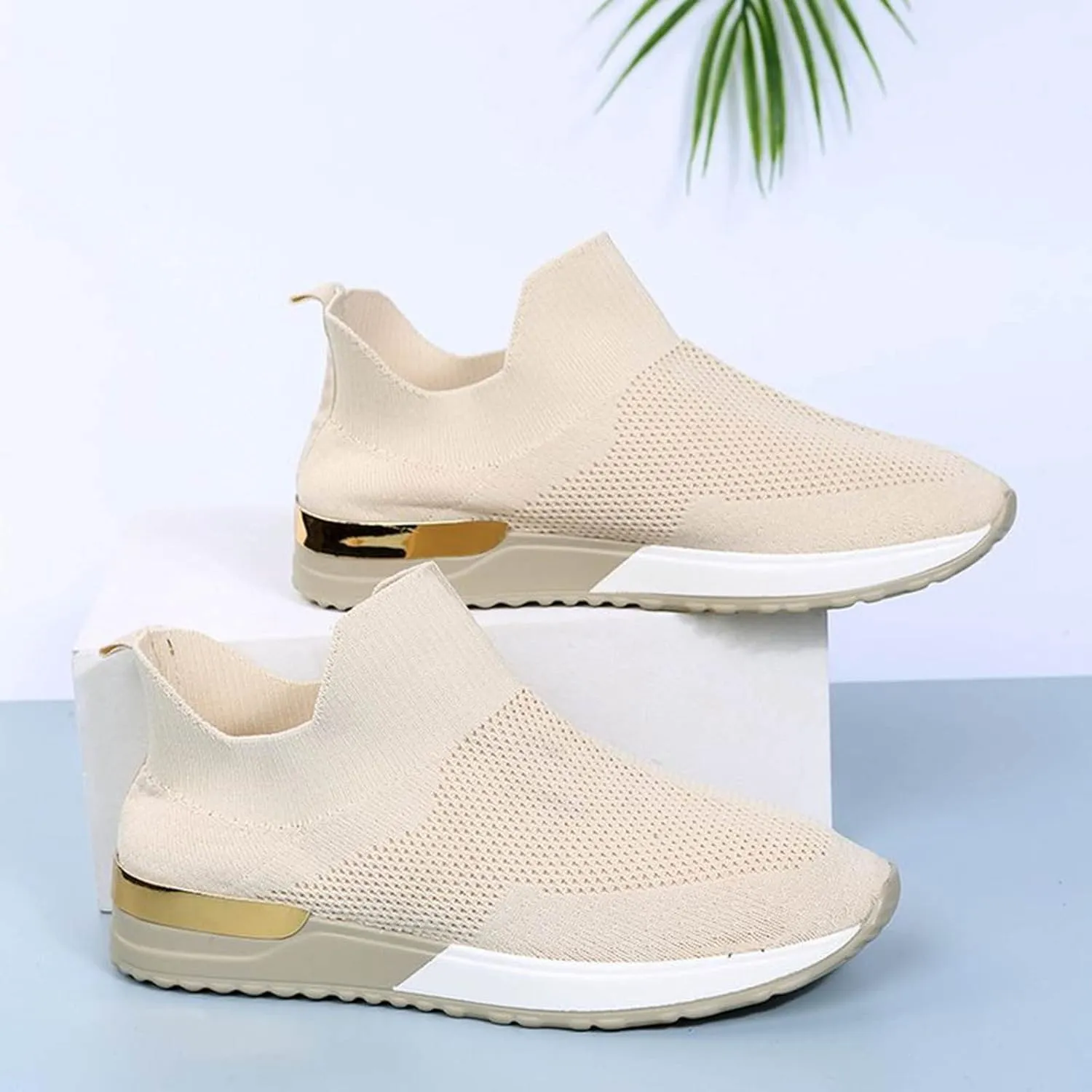 Women’s Slip-On Shoes Casual Lace-Free Walking Loafers Mens Running Shoes Wide Feet Men's Casual Dress Shoes Black Platform Sneaker Brown Tennis Shoe Casual Loafers