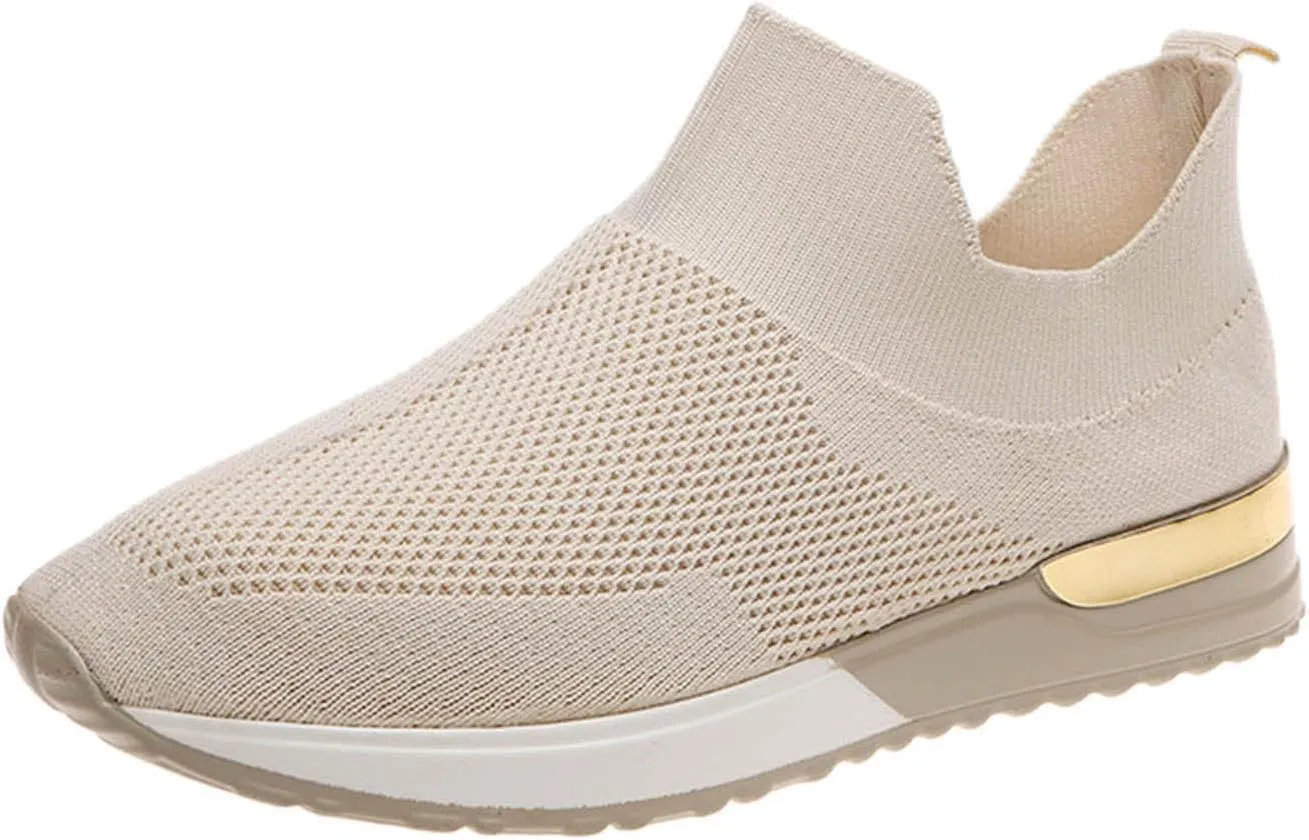 Women’s Slip-On Shoes Casual Lace-Free Walking Loafers Mens Running Shoes Wide Feet Men's Casual Dress Shoes Black Platform Sneaker Brown Tennis Shoe Casual Loafers