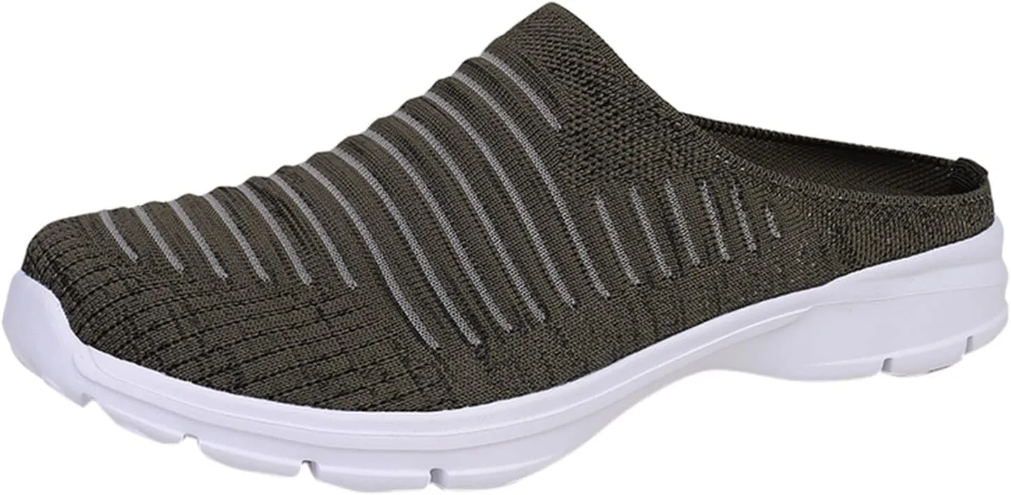 Womens Slip On Sneakers Casual Comfortable Walking Shoes Lightweight Canvas Flats Breathable Mesh Non Slip Loafers