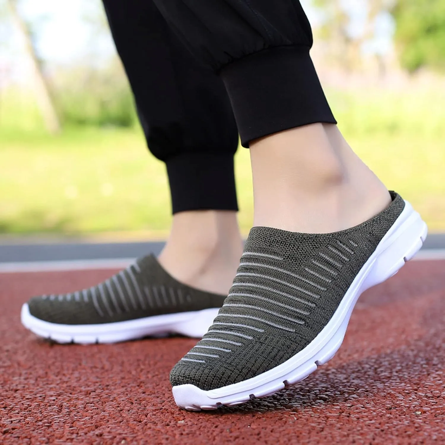 Womens Slip On Sneakers Casual Comfortable Walking Shoes Lightweight Canvas Flats Breathable Mesh Non Slip Loafers