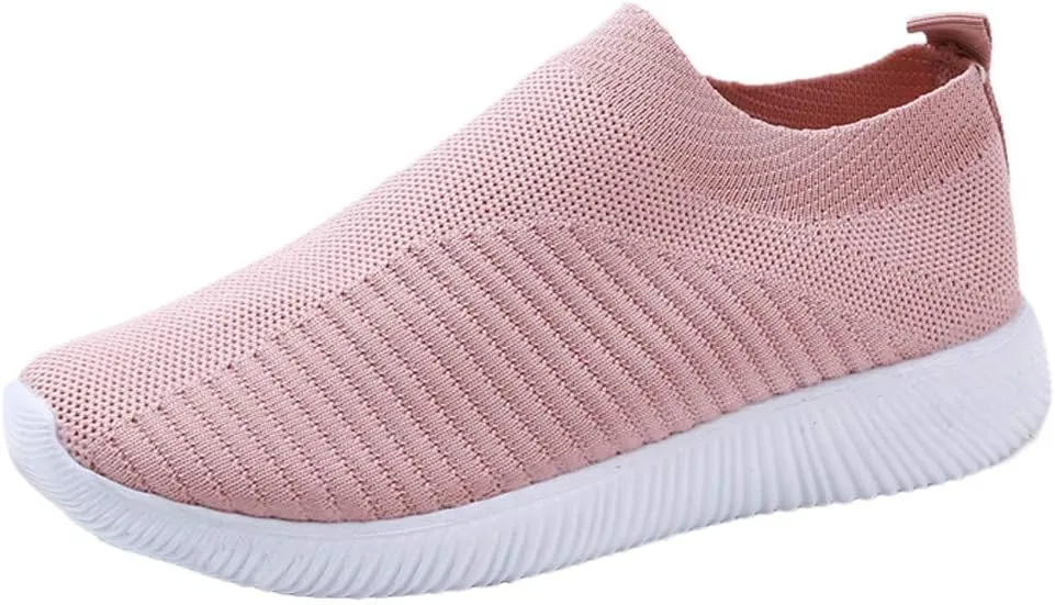 Womens Slip On Sneakers with Arch Support Business Casual Shoes Women Womens White Tennis Shoes Slip on Non Slip Low Top Casual Womens Loafers Men's Sneakers