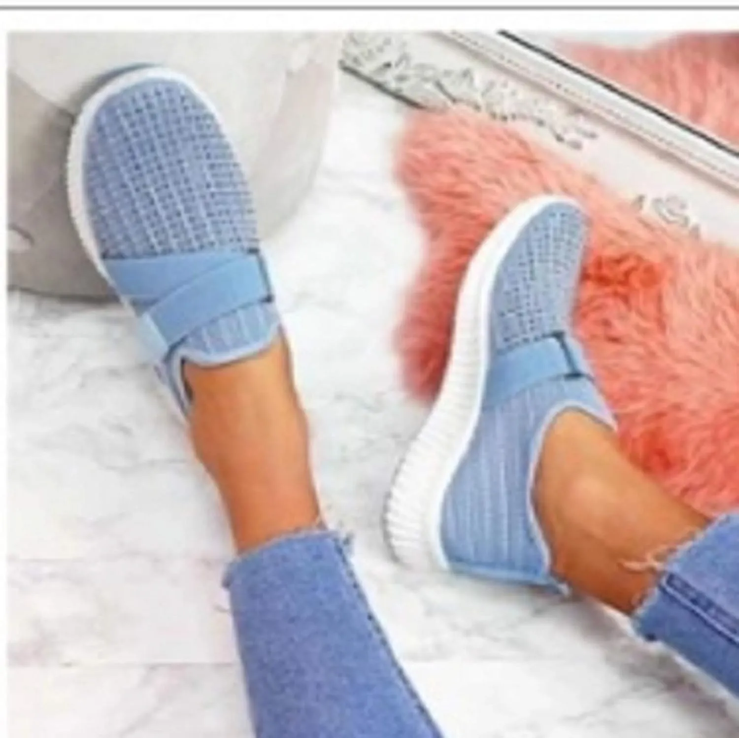 Womens Slip On Walking Shoes Non Slip Running Shoes Walking Shoes Women Food Service Women Casual Shoes Men's Fashion Sneakers Waterproof Tennis Shoe Trainers Shoe