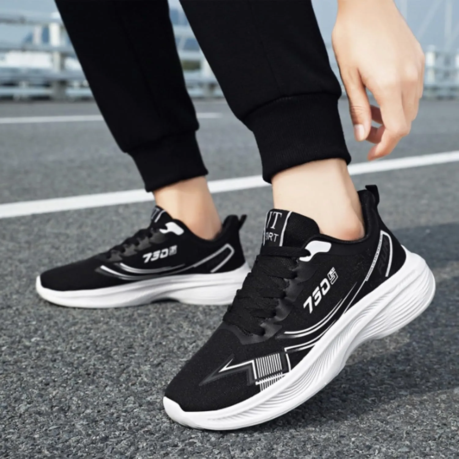 Women's Sneakers Running Shoes Women Mules for Women Flats Round Toe Slip On Casual Womens Loafers Comfortable Platform Sneakers for Women Slip On