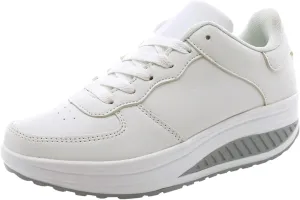Women's Sneakers Size 10 1/2 Zapatos OrtopéDicos De Mujeres Women's Tennis Shoes Size 9 Walking Women's High Top Wedge Fashion Sneakers Hidden Heel Tenis para Caminar Y Correr De Mujer Comodos