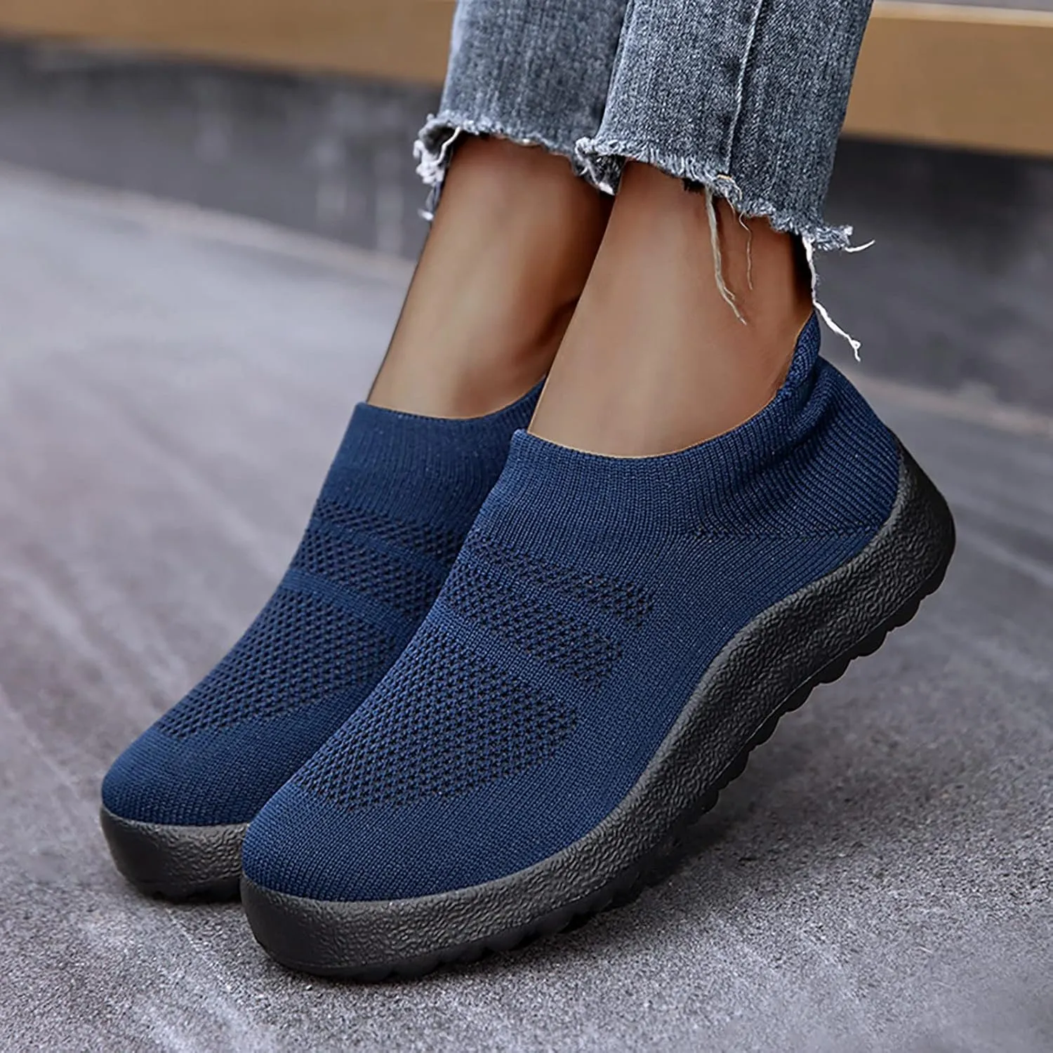 Women's Walking Shoes Cushion Comfortable Breeze Shoes Womens Running Shoes Dressy Shoes Dressy Casual White Sneakers Brown Tennis Shoe Loafers Dress Shoe