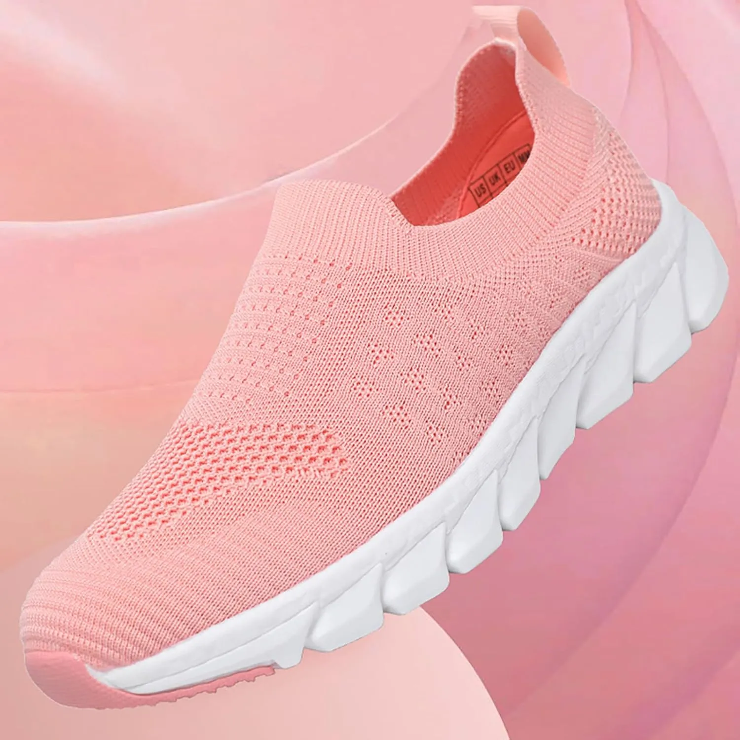 Womens Walking Shoes Sock Casual Ladies Fashion Sneakers Tennis Shoes Womens Dressy Casual Shoes Shoes Sneakers Brown Tennis Shoe Loafers Casual Slip On