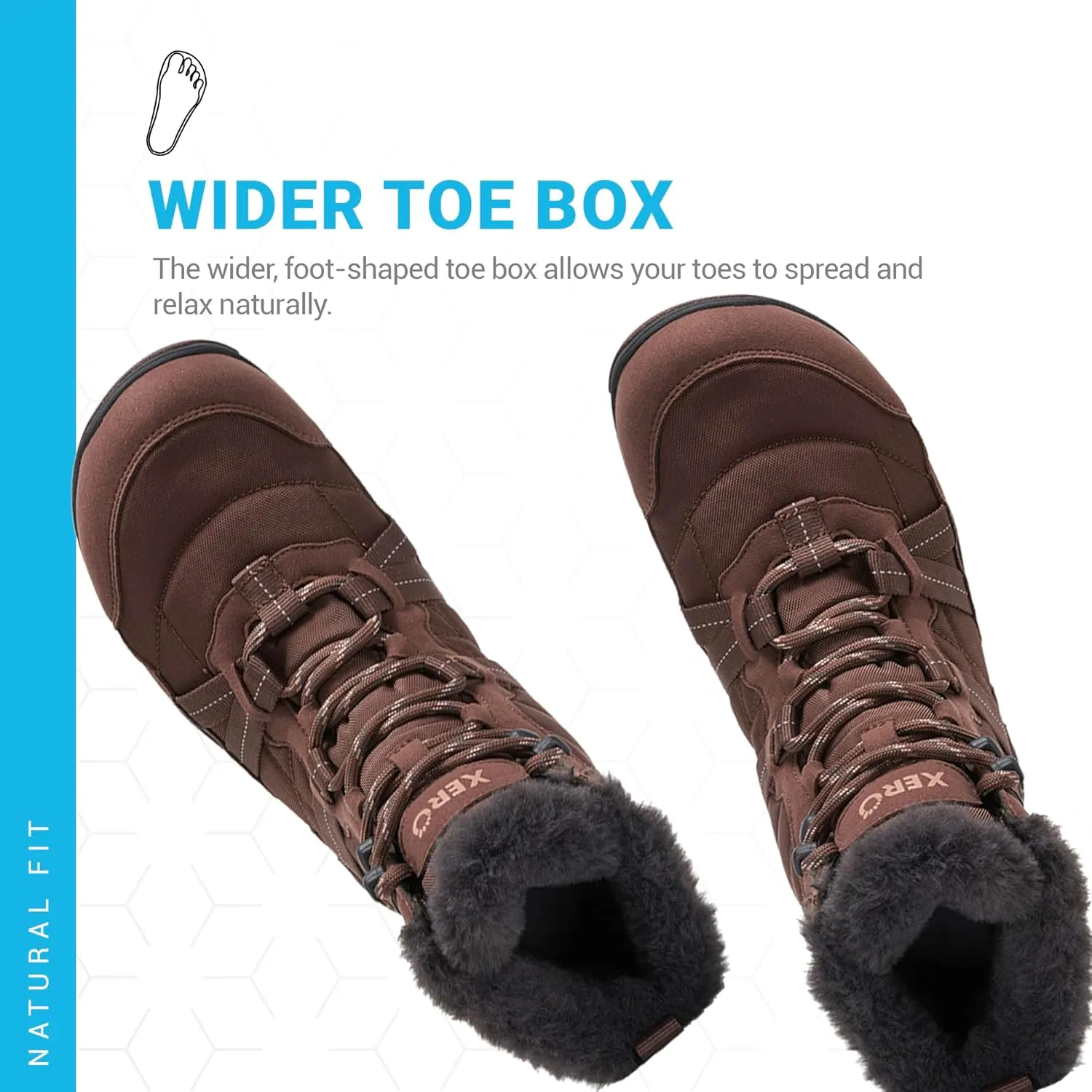 Xero Shoes Barefoot Hiking Shoes for Women | Alpine Barefoot Hiking Boots | Zero Drop Shoes for Women, Wide Toe Box, Minimalist