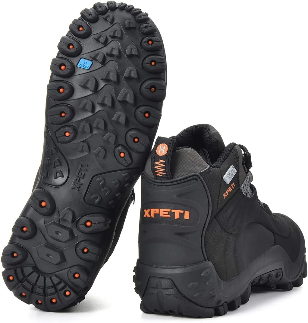 XPETI Women's Thermator Low-Top Waterproof Hiking Boots Non Slip Outdoor boots