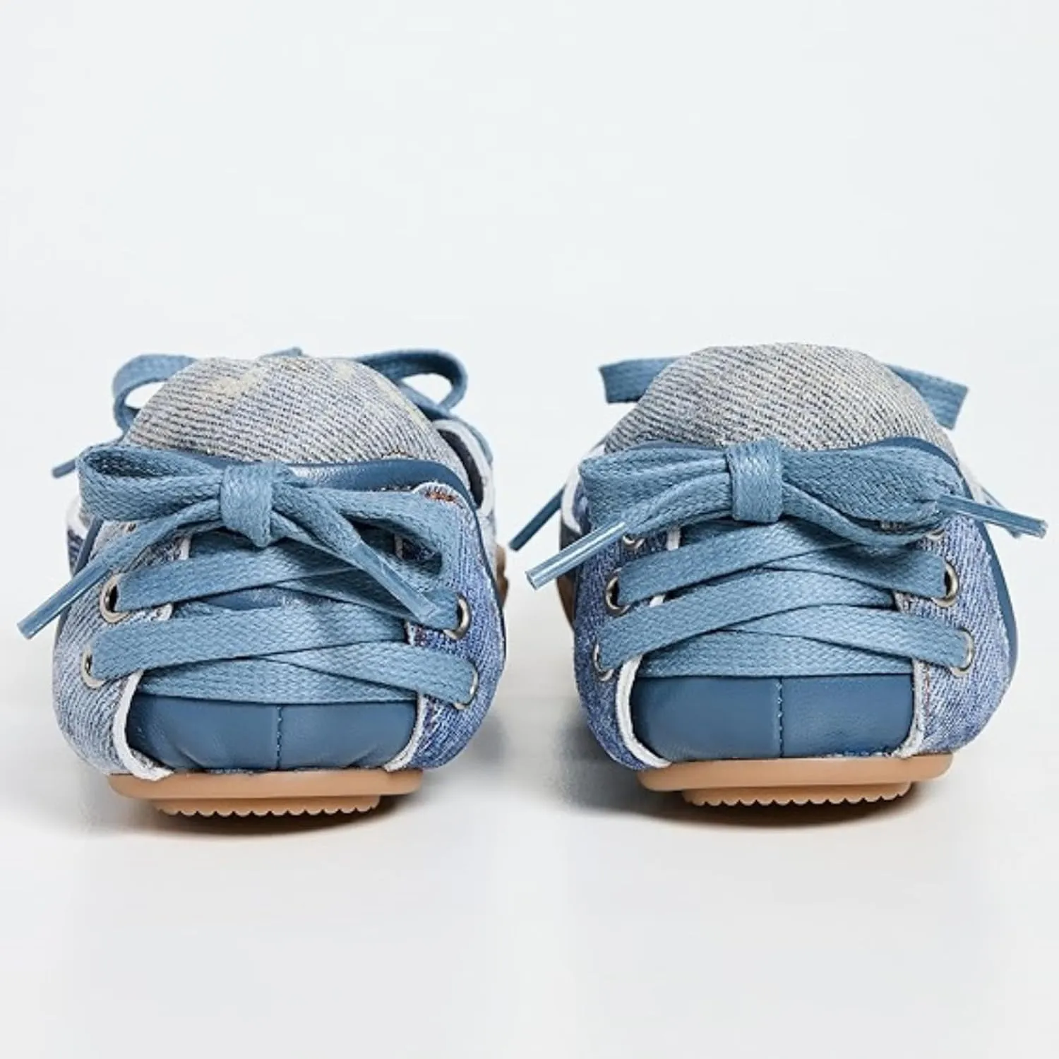 Yishaweiqi Metallic Sneakers for Women Lace up Round Toe Canvas Shoes Ballet Flats Comfortable Tennis Shoes Dress Ballerinas