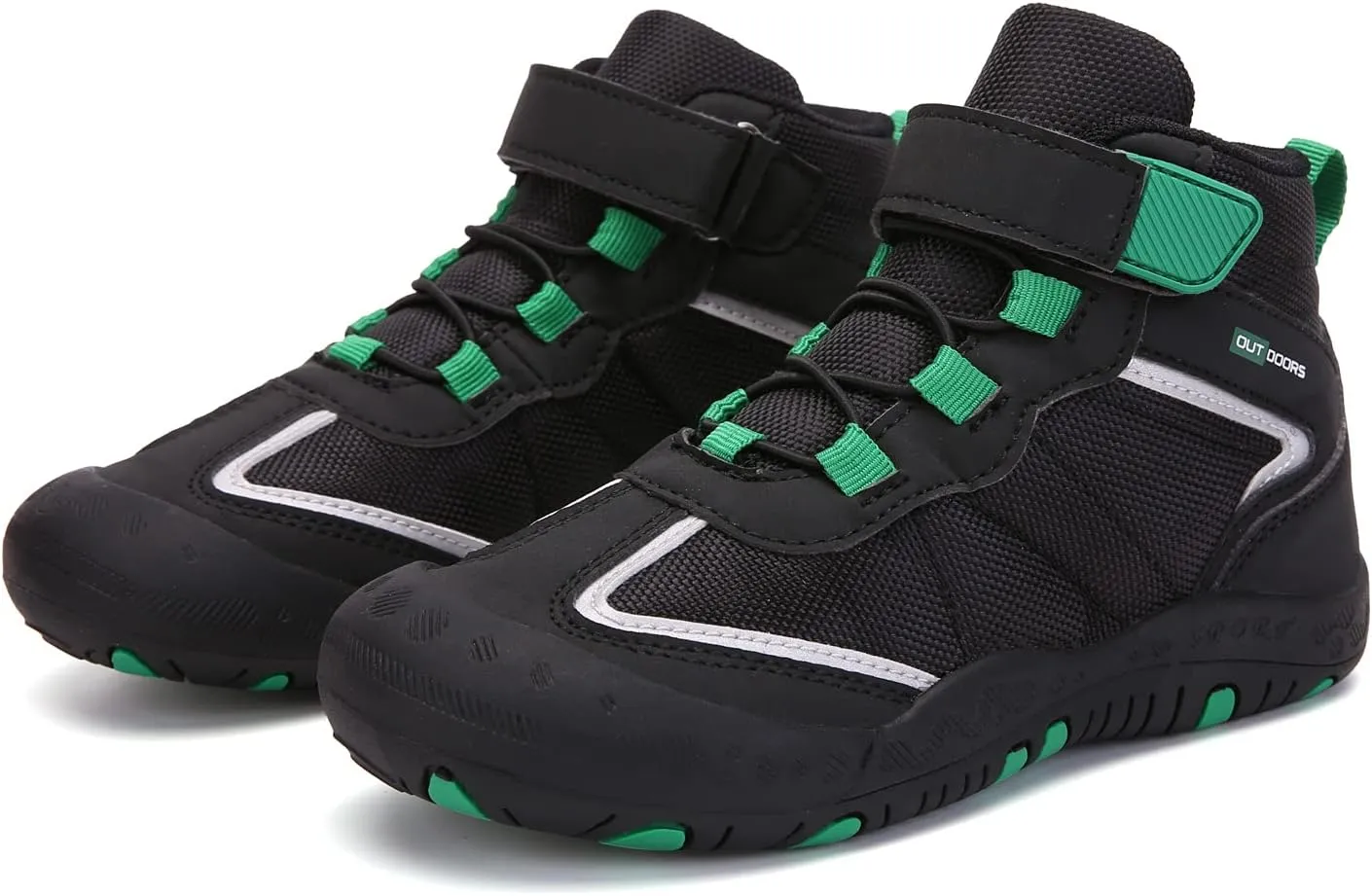 YUKTOPA Kids Boys Girls Outdoor Hiking Boots Breathable Anti-Slip Water Resistant Ankle Walking Trekking Shoes
